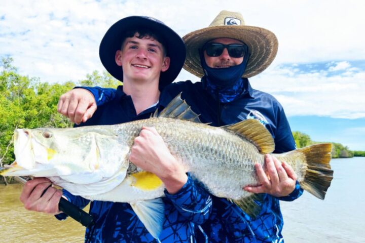 Father and son fishing trip